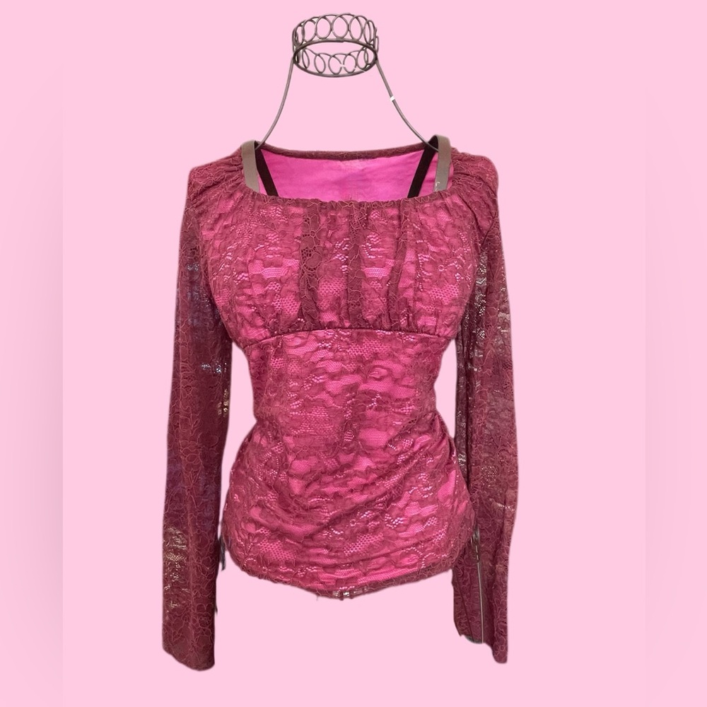 long sleeve milkmaid top
